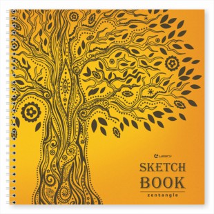 Скетчбук LAMARK "Дерево жизни", А4, 50 листов, 100 г/м2, спираль