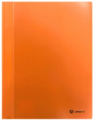 Папка-скоросшиватель LAMARK, А4, 300 мкм, пластик, оранжевый