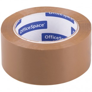 Клейкая лента OFFICE SPACE, 48 мм х 10 м, 45 мкм, коричневый