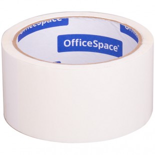 Клейкая лента OFFICE SPACE, 48 мм х 40 м, 45 мкм, белый