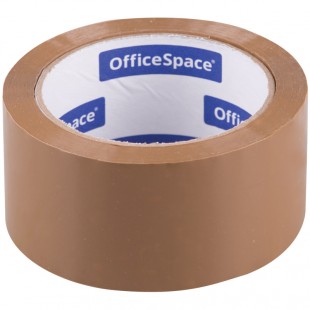 Клейкая лента OFFICE SPACE, 48 мм х 66 м, 45 мкм, коричневый
