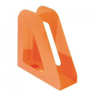 Лоток вертикальный СТАММ "Фаворит", 235х90х240 мм, пластик, оранжевый