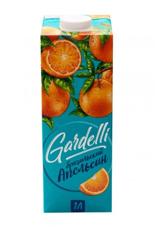 Нектар GARDELLI "Бразильский апельсин", 1 л, тетрапак