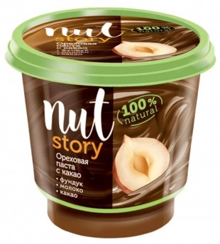 Паста ореховая NUT STORY "С какао", 350 г, банка