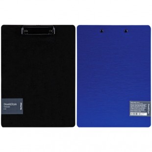 Доска-планшет BERLINGO "Steel&Style", А4, пластик, синий