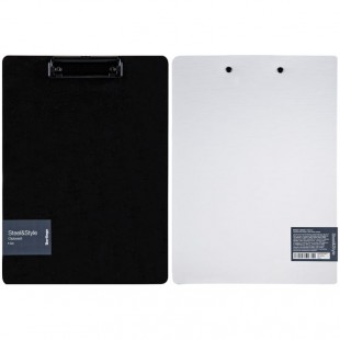 Доска-планшет BERLINGO "Steel&Style", А4, пластик, белый