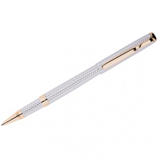 Ручка-роллер DELUCCI "Celeste Silver", узел 0,6 мм, синий