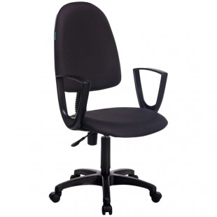 Кресло офисное БЮРОКРАТ "CH-1300N", ткань/пластик, черный