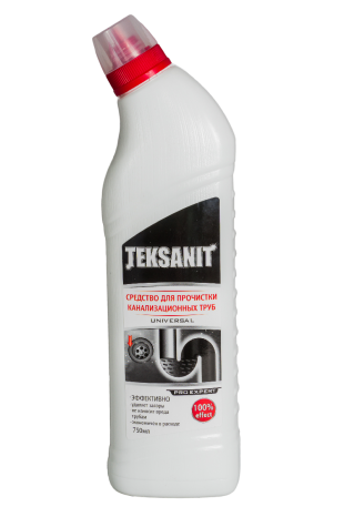 Средство чистящее для канализации TEKSANIT, 750 мл, wc-флакон