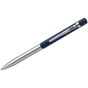 Ручка подарочная LUXOR "Gemini", узел 1 мм, медь, синий/хром (синий)
