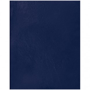 Тетрадь OFFICE SPACE, А5, 96 листов, клетка, скрепка, бумвинил, темно-синий