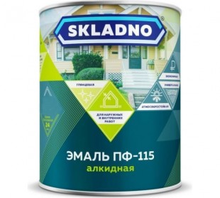Эмаль алкидная ПРЕСТИЖ "Skalando ПФ-115", 2,6 кг, голубая