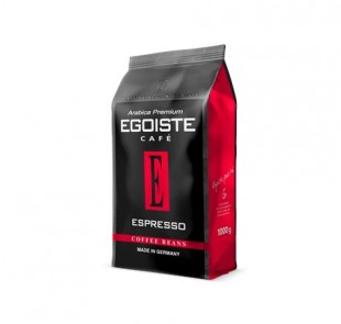 Кофе в зернах EGOISTE "Espresso", натуральный, 1000 г, 100% арабика, вакуумная упаковка