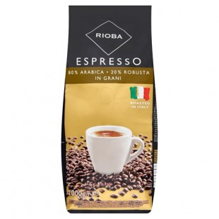 Кофе зерновой RIOBA "Arabica", 1 кг, пакет