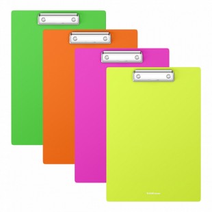 Доска-планшет ERICH KRAUSE "Matt Neon", А4, пластик, ассорти