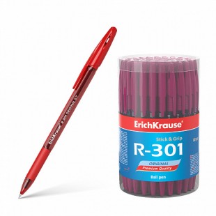 Ручка шариковая ERICH KRAUSE "Original", R-301, 0,7 мм, красный