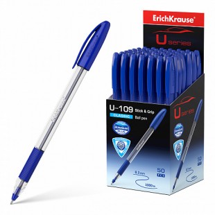 Ручка шариковая ERICH KRAUSE "Classic", U-109, 1,0 мм, синий
