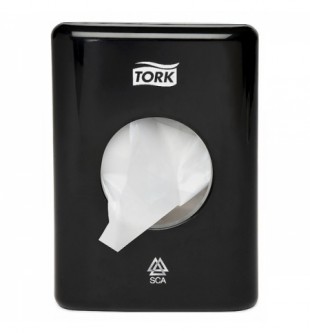 Диспенсер для гигиенических пакетов TORK, черный, 566008