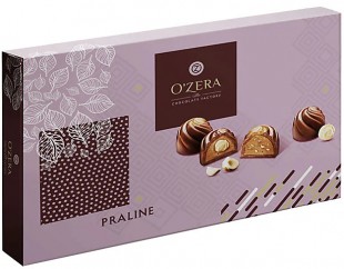 Конфеты шоколадные OZERA "Praline", 190 г, подарочная упаковка