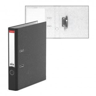 Папка-регистратор ERICH KRAUSE "Original Pro", 50 мм, картон, черный мраморный
