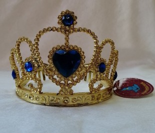 Корона КАРНАВАЛИЯ "Для маленьких принцесс", 11х11х8,5 см., пластик, стразы