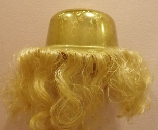 Шляпа карнавальная КАРНАВАЛИЯ "Весельчак", 20х23 см., пластик, искусственный волос, микс