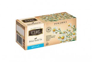 Чайный напиток ромашка ETRE "Relax", 32 г, 24 пакетика, коробка