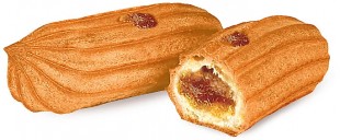 Печенье ВОСКРЕСЕНСК "Мини-эклеры с печеным яблоком", 2 кг, коробка