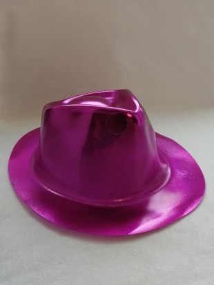 Шляпа карнавальная КАРНАВАЛИЯ "Джентельмен", 29,5х25х12 см, пластик, розовый