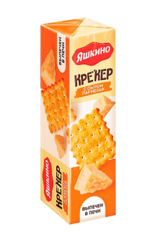 Печенье-крекер ЯШКИНО "С сыром", 135 г,