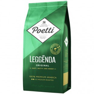 Кофе молотый POETTI "Leggenda Original", 250 г, пакет