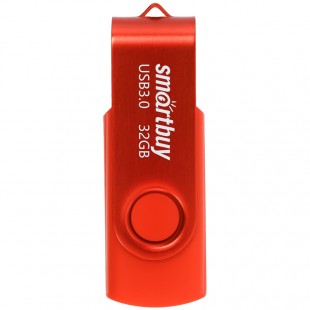 Флеш-накопитель SMARTBUY "Twist", 32 GB, USB 3.0, красный