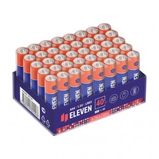 Батарейка алкалиновая ELEVEN, AAA, 1,5 В