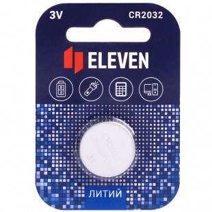 Батарейка литиевая ELEVEN, CR2032, 3 В