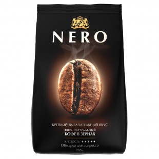 Кофе в зернах AMBASSADOR  "Nero", 1 кг, пакет