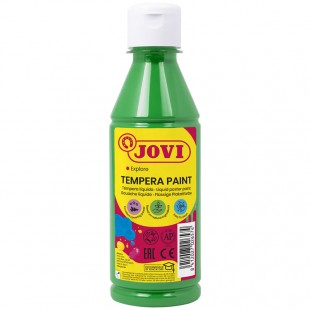 Гуашь JOVI "С повышенным содержанием пигмента", 250 мл, бутылка, зеленый