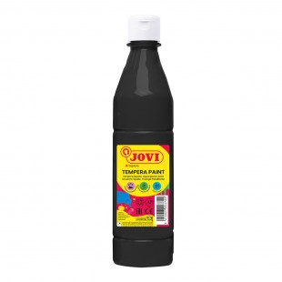 Гуашь JOVI "С повышенным содержанием пигмента", 500 мл, бутылка, черный
