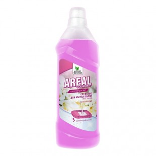 Средство для мытья пола CLEAN&GREEN "Areal", концентрат, белая фрезия, 1 л