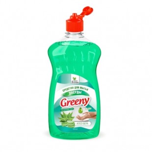 Средство для мытья посуды CLEAN&GREEN "Greeny Light", алоэ вера, 500 мл