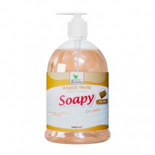 Мыло жидкое CLEAN&GREEN "Soapy" хозяйственное, 1 л