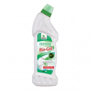 Средство для сантехники CLEAN&GREEN "Bio-Clean", активный хлор, 750 мл