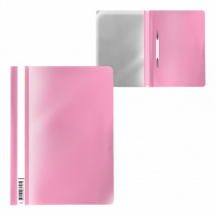 Папка-скоросшиватель ERICH KRAUSE "Diagonal Pastel", А4, пластик, розовый