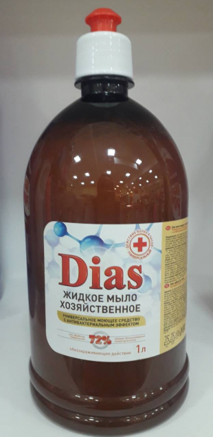 Мыло хозяйственное жидкое DIAS, 1 л, флакон