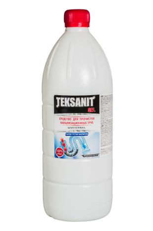 Средство чистящее для канализации TEKSANIT, 1 л, гель, флакон
