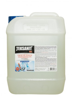 Средство чистящее для канализации TEKSANIT, 5 л, гель, канистра