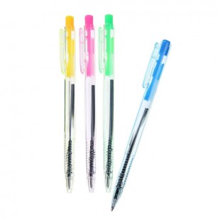 Ручка шариковая автоматическая CG, узел 0,5 мм, пластик, синий