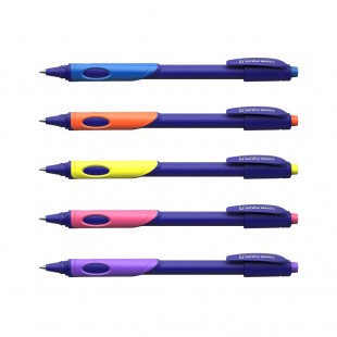 Ручка шариковая ERICH KRAUSE "ErgoLine Kids", грип, узел 0,7 мм, пластик, синий