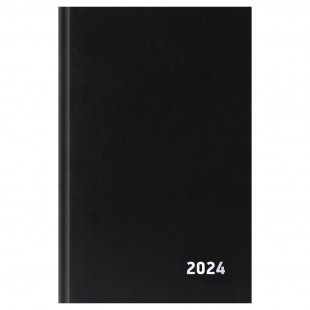 Ежедневник 2024 OFFICE SPACE, А5, 168 листов, бумвинил, черный