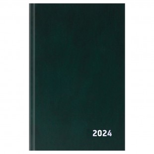 Ежедневник 2024 OFFICE SPACE, А5, 168 листов, бумвинил, зеленый