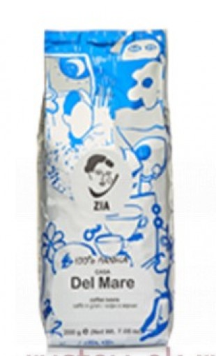 Кофе в зернах ZIA "Del Mare", 200 г, пакет